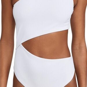 Beach Riot White One-Piece Swimsuit